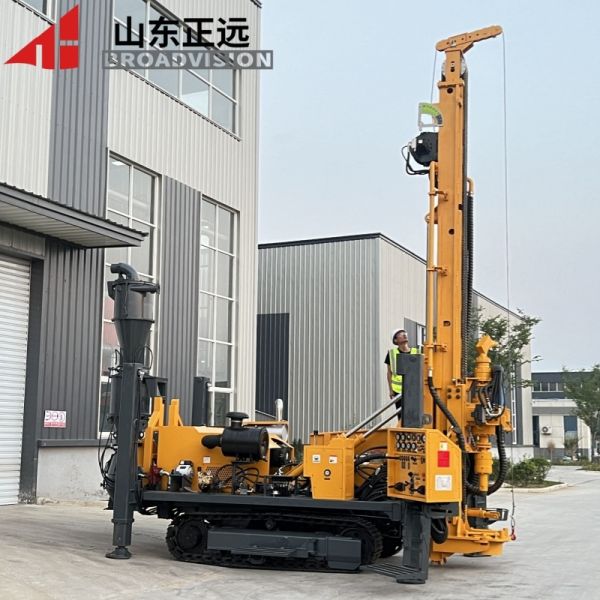 400m Drilling Depth and 10-35Mpa Air Pressure Crawler Water Well Drilling Rig for Smooth Drilling
