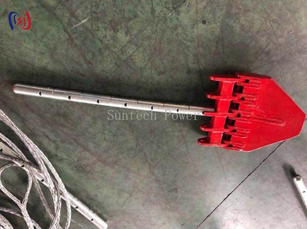 Tableros de cabezal de conductor de haz cuádruple para la construcción de líneas eléctricas