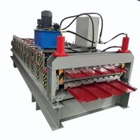 Rolo material automatizado da dupla camada de PPGI que forma a telha de aço da cor da máquina que faz a máquina