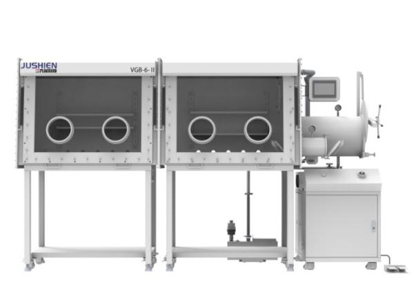 Customized PLC Automatical Controlled Glovebox Four Station Vacuum Purification System Glove Box  Vacuum Chamber Glove Box For Laboratory Stainless Steel Caja De Guantes