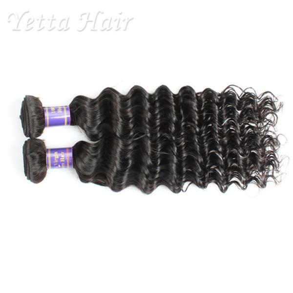 Preto natural do cabelo cambojano profundo do Virgin da onda 7A para a menina ideal