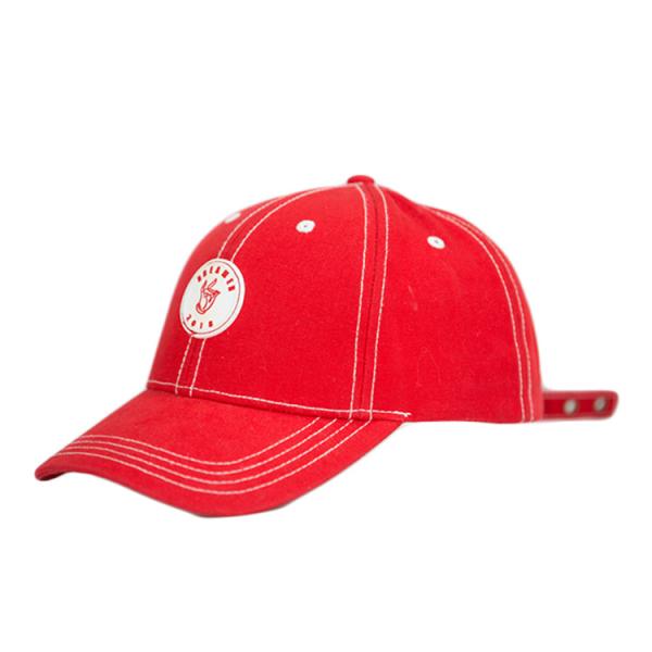 Fashionable Customize Red Metal shoes buckle patch Logo baseball sports Hats Caps