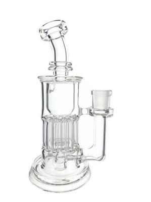 Perc Glass Recycler Bong Detachable Chigiriki mergulhou o reciclador com matriz