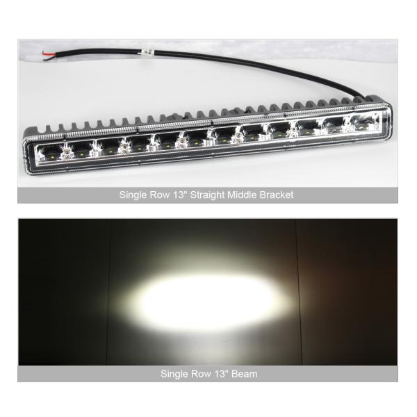 Super Slim 60W 13 Inch 12V 24V Car Led Bar 4x4 Offroad Light Auto For Off road Flood DRL ATV 4WD Truck Work Barr Driving
