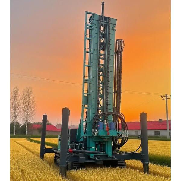Mobile Rock  Drill Rig Equipment For Water Well Digging Agriculture