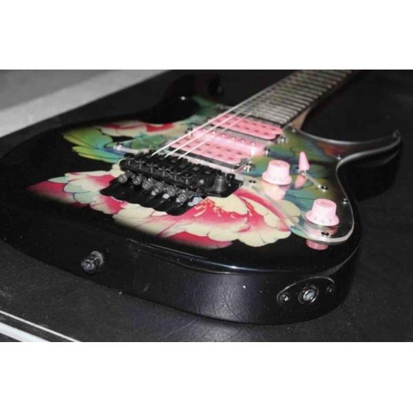 Custom Shop Flower Ibanezs style Electric Guitar free shipping