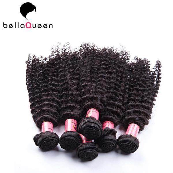 Extensões peruanas encaracolado perversos do cabelo humano do vison 100% do Afro para mulheres negras