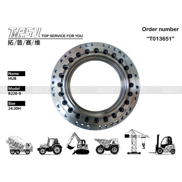 R220-9 Excavator Travel Final Drive Hub 39Q6-42160 with Tear Resistance