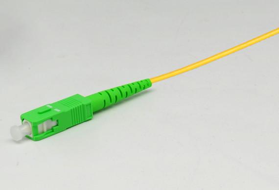 SC 4.0mm Boot Fiber Pigtails Patch Cords SM/MM UPC/APC For Telecom Network