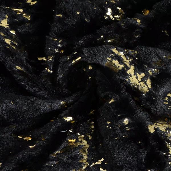 DDP Recycled Free Sample Cheap Wholesale PV Velvet Marble Style Knit White Polyester Hot Stamping Foil Fabric