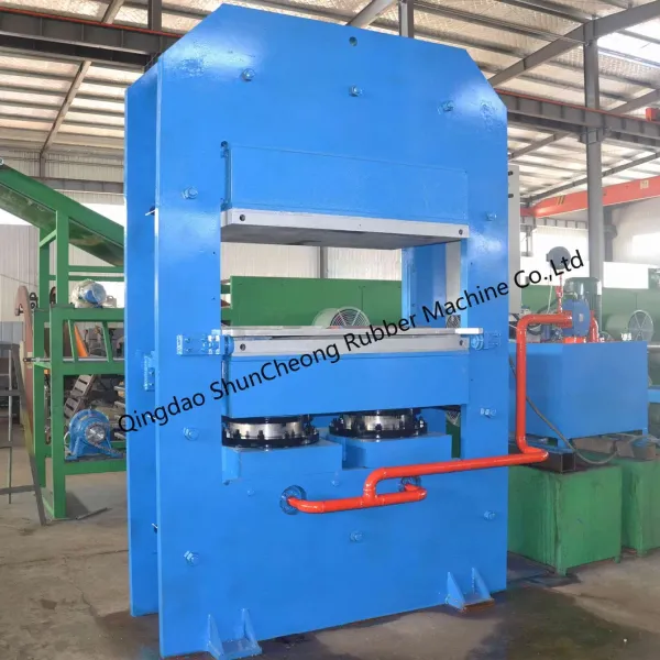Automatic Grade 100 Ton Rubber Compression Molding Machine with 600X600 Plate Size for Car Gasket Production