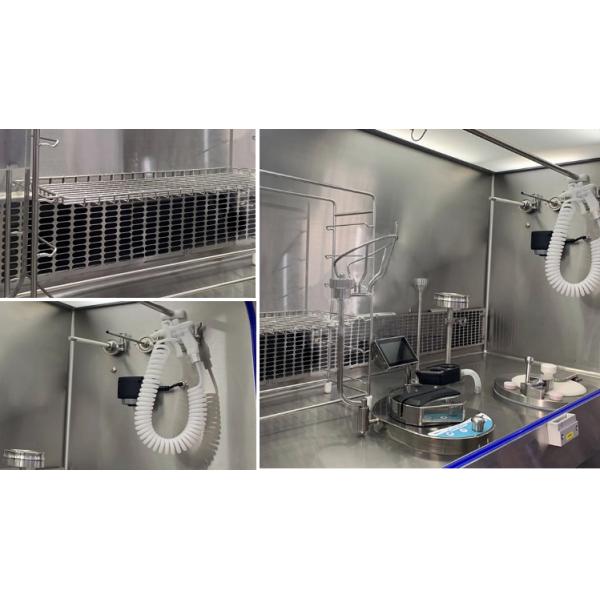 5KW Turbulent Air Flow SS316L Aseptic Filling Isolator