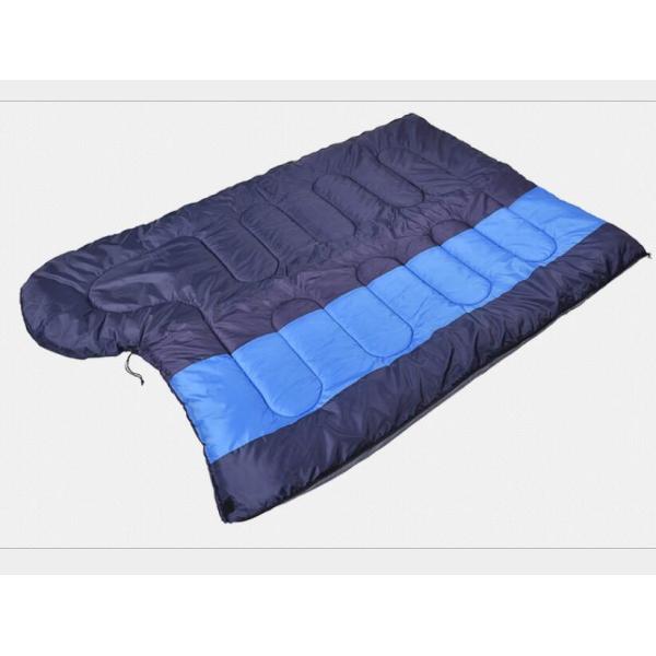 Outdoor Popular Double Layer Envelope Human Camping Sleeping Bag(HT8002)