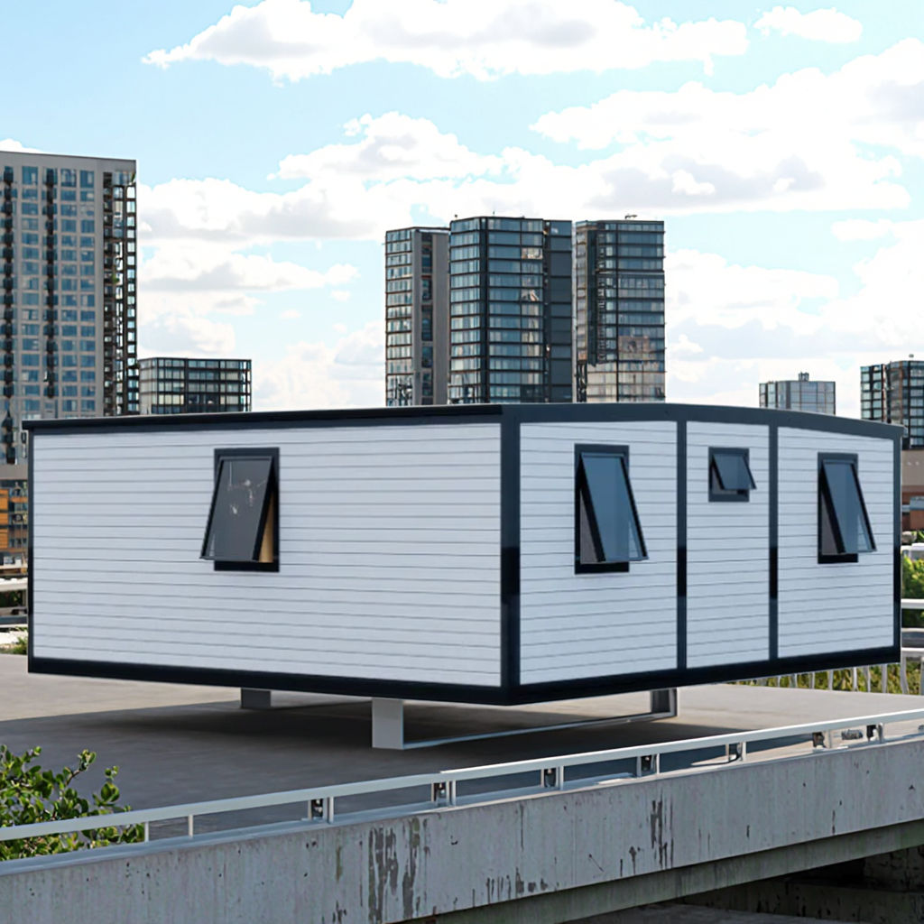 Steel Modified Shipping Container House Flat Pack Container for Office Living Room Workshop Use Potable House
