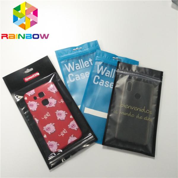 Мешок Ziplock ясного уплотнения штейна 3 бортового плоский для крышки случая телефона/привязывает упаковку