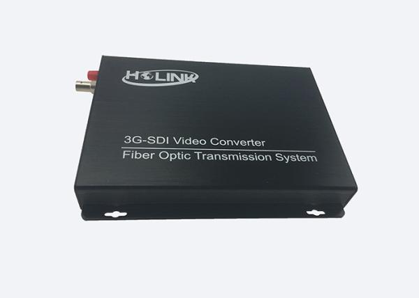 5VDC power4 channels HD SDI to Fiber Converter 1.485Gb / s Data rate optical fiber transmitter