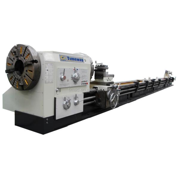 16-380rpm Spindle Speed Manual Horizontal Tube Threading Lathe for Oil Field 130-270mm