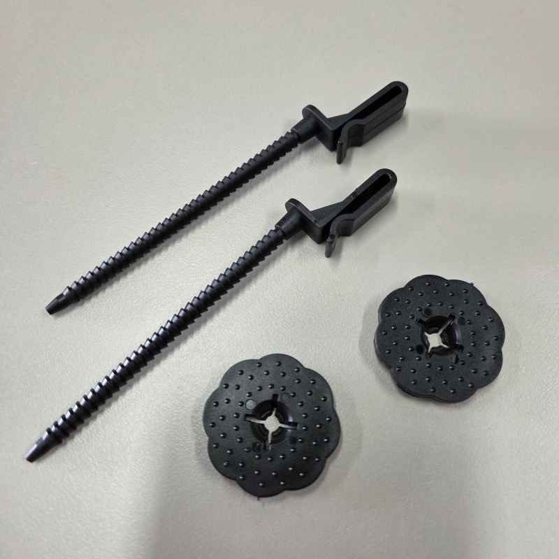 4.0*120mm Black Nylon Solar Panel  Bird Guard Fastener Clips
