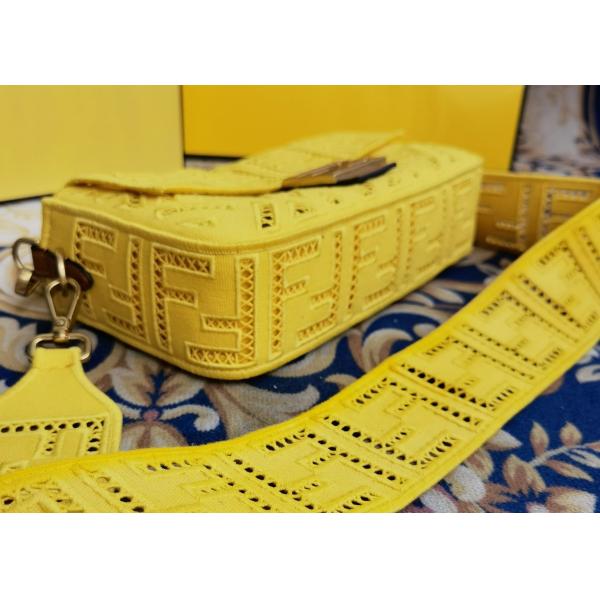 Newest Baguette Bag Embroidery Series Cross-Body Bag F Letters Pattern Embroidered Straps Bag