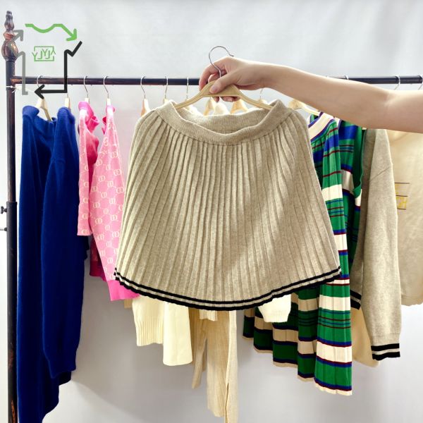 Used Women's Sweater Set Mixed Colors Clean Bales Second Hand Fleece Sweatshirt