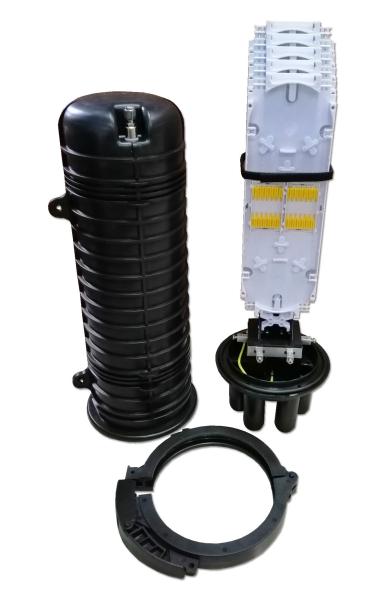 Fiber Enclosure Fiber Optic Splicing Closure IP68 Outdoor with air valve
