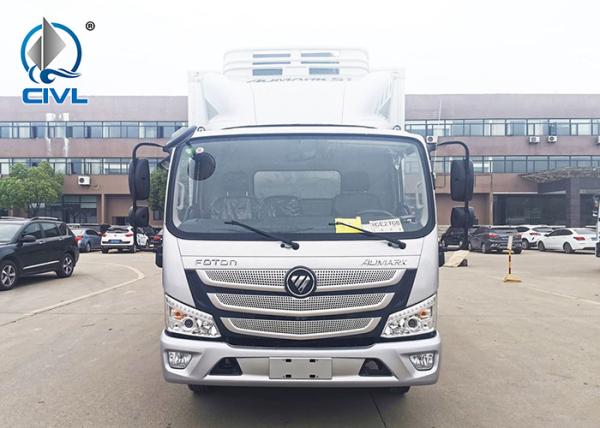 3 Ton Foton Refrigerated Truck / 156hp Engine Chiller Lorry / Refrigerator Cars / Refrigerator Truck  Cooler Truck