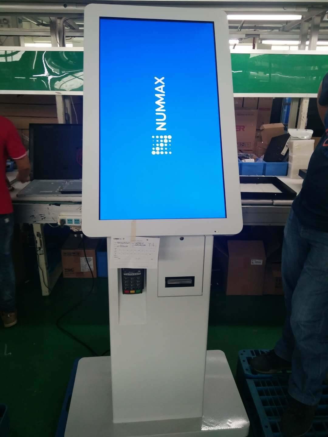киоск LCD экрана касания 300cd/m2 19in с фискальной машиной Pos