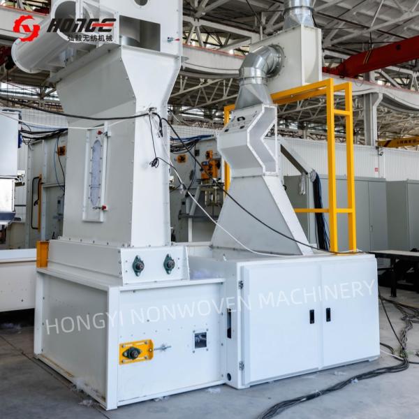 Automatic 1.1m Cotton Fibre Opening Machine For Wadding Making