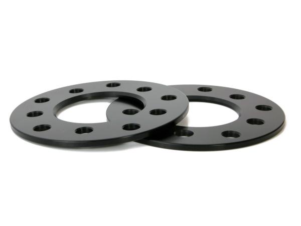 1/4 Black 5x5 & 5x5.5 Flat Wheel Spacers for Dodge Ford Chevy Chrysler