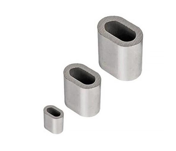 Ferrule en aluminium DIN EN 13411-3 en acier inoxydable pour la fixation de câbles