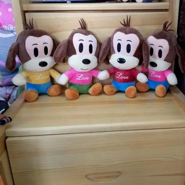 Mixed stuffed plush for grab machine 6-7inches plush monkey toys