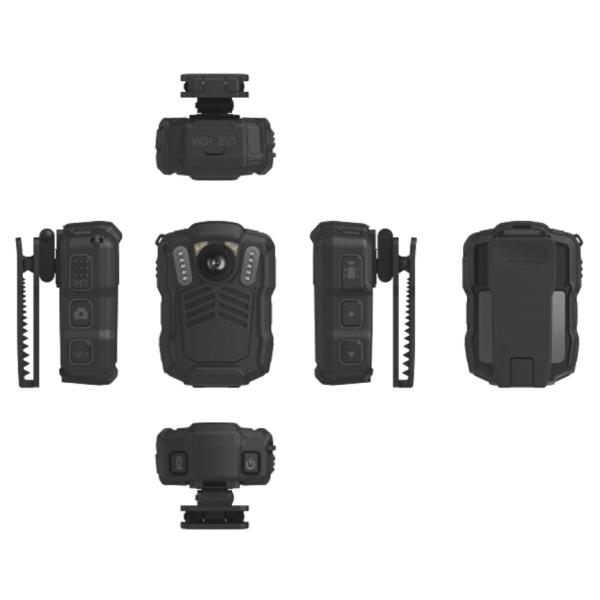 Material preto do ABS do sensor das câmeras 16 M CMOS do corpo da polícia da multi finalidade