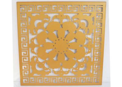 Os painéis de parede de alumínio resistentes do almofariz/arte florescem o painel cinzelado da decoração