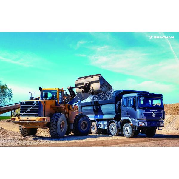 31-40 Ton Left Loading Capacity Shacman 6x4 U Shape X3000 Dumper Truck