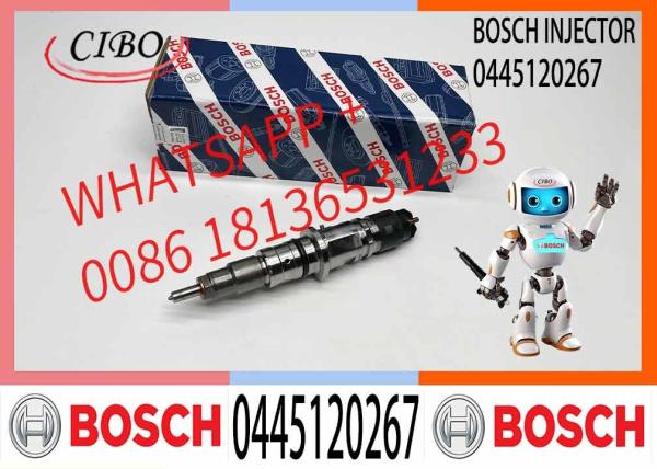 High quality 0445120267 0445 120 267 0 445 120 267 Diesel Common Rail Fuel Injector Injection Nozzle for Bosch CUMMINS