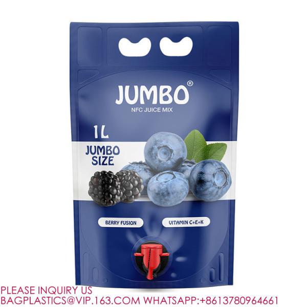 Bib Bag Wine Juice Drinks Oil Packaging Bag Heat Seal Beverage Customization juice bags