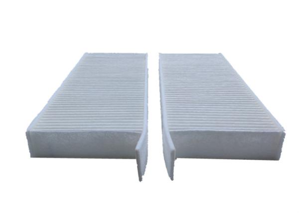 Paired White Cloth Auto Parts Cabin Air Filter OE 9804163380 For PEUGEOT