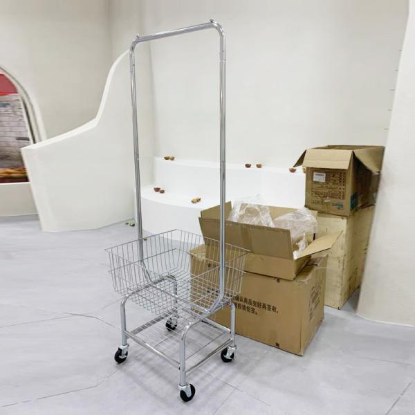 2 1/4  Laundry Basket Carts Rolling Laundry Basket Large Capacity