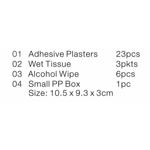 Mini Portable First Aid Kit Gift Box Pouch Medical Keep Safe Promotional