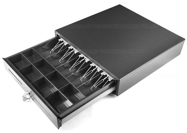 CE ROHS POS Metal Cash Box With Lock 9 - Pin RS232 Interface 8.5 KG 460A