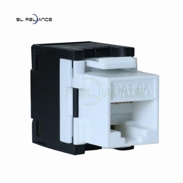 Соединитель категории 6A UTP RJ45 Keystone Джек Rj45 8p8c модульный для аварийных систем