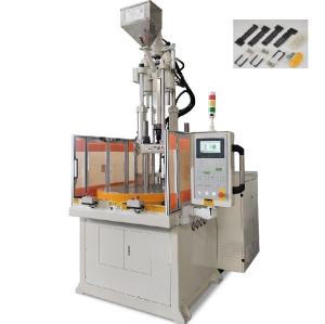 55 Ton Vertical Rotary Plastic Injection Molding Machine AMP Connectors Making