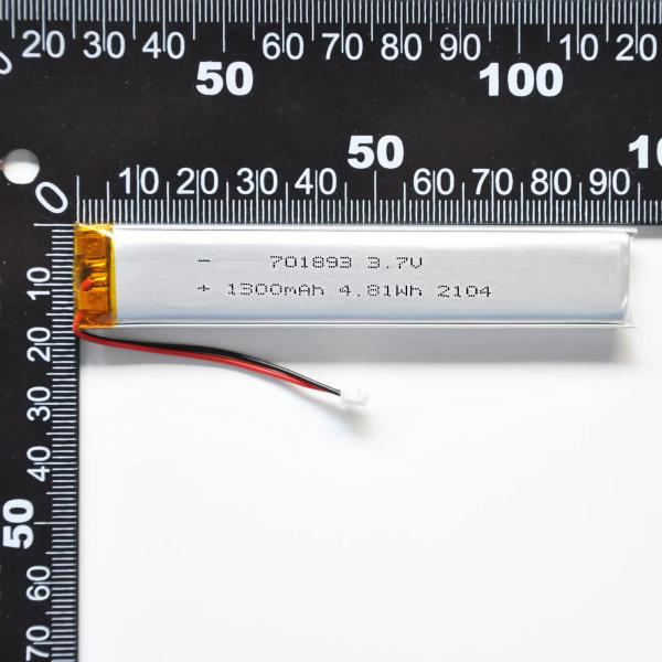 Batterie à décharge élevée pleine capacité KC 701893 1300mAh 1050mAh 3.7V Batterie au lithium rechargeable