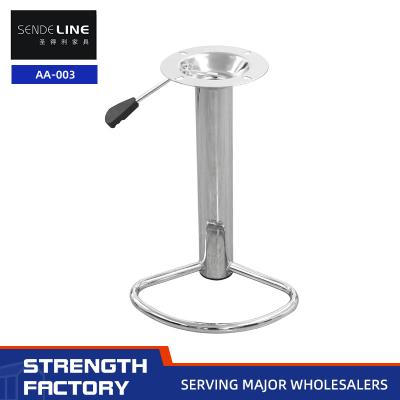 Chave de elevação giratória Barstool Acessórios Custom Color Chrome Plating Modern Iron Pipe Metal Barstool pé