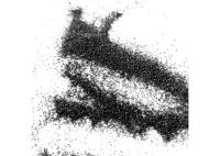 Poudre chaude de l'imprimante DTF TPU de fonte de sublimation noire