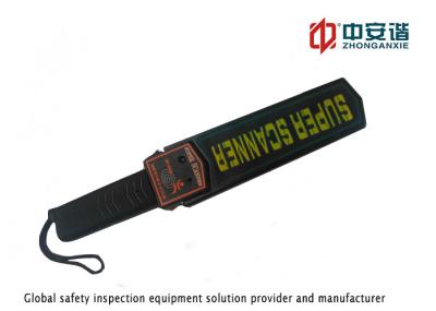 Detector de metais Handheld do controlo de segurança das faculdades com luz do alarme