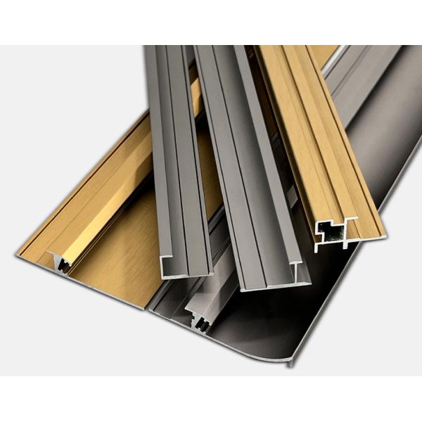 Aluminum Stair Nosing for Floor Decor 5.8-6.0M Length Deep Process Precision Drilling