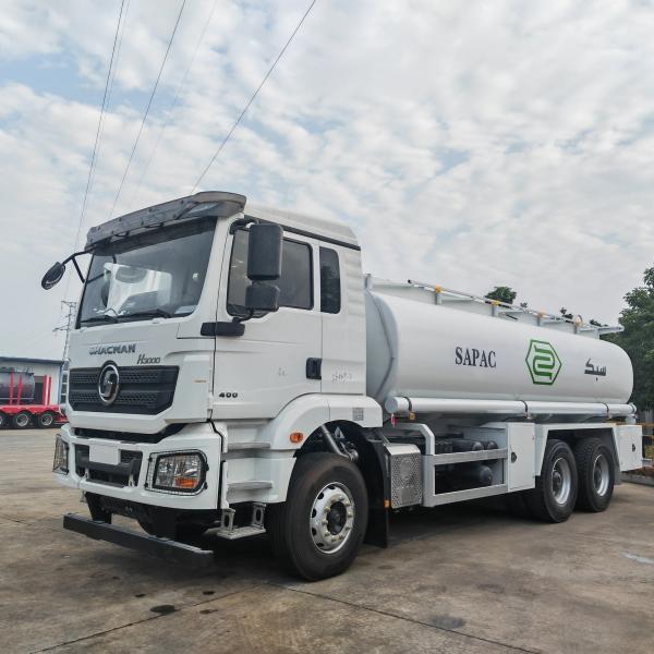 Shacman H3000 6*4 400HP 20cbm Fuel Bowser Truck , Mobile Refueling Tank Truck