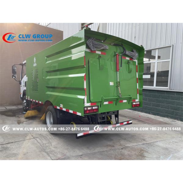 Sinotruk Howo 1500L Water Tanker 4000L Dust Tanker Road Sweeper Truck