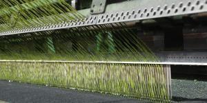 60mm Pile Height Football Artificial Turf Sports Fake Grass 5/8'' Gauge 140 Stitches/M Artificial Grass